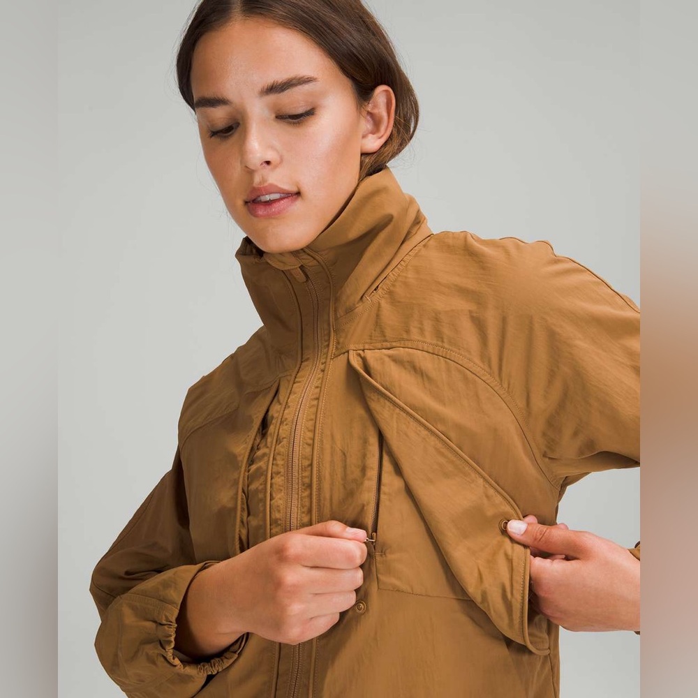 lululemon Always Effortless jacket - bold beige, size 2